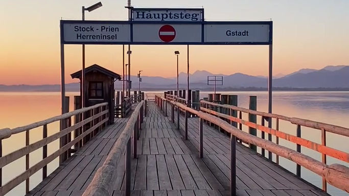 Sonnenaufgang am Hauptsteg